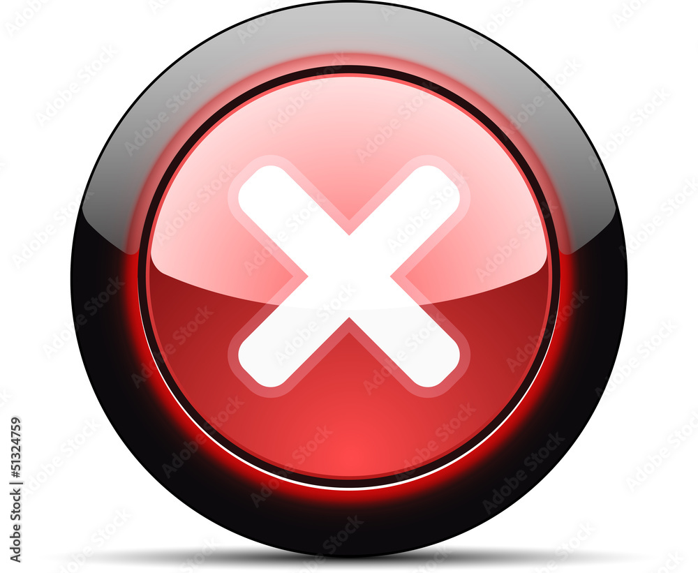 Obraz premium Decline button