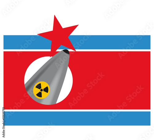 Nordkorea Flagge