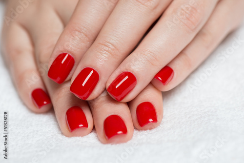 Red manicure