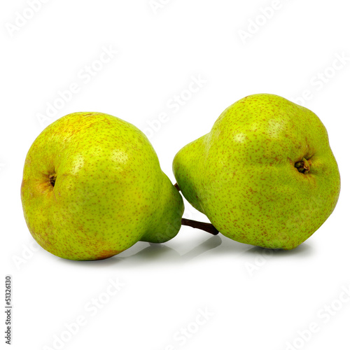 green pears closeup