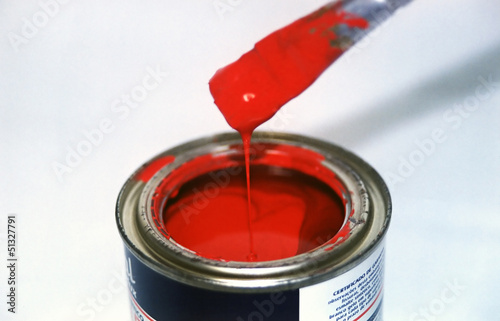 Paint can close-up