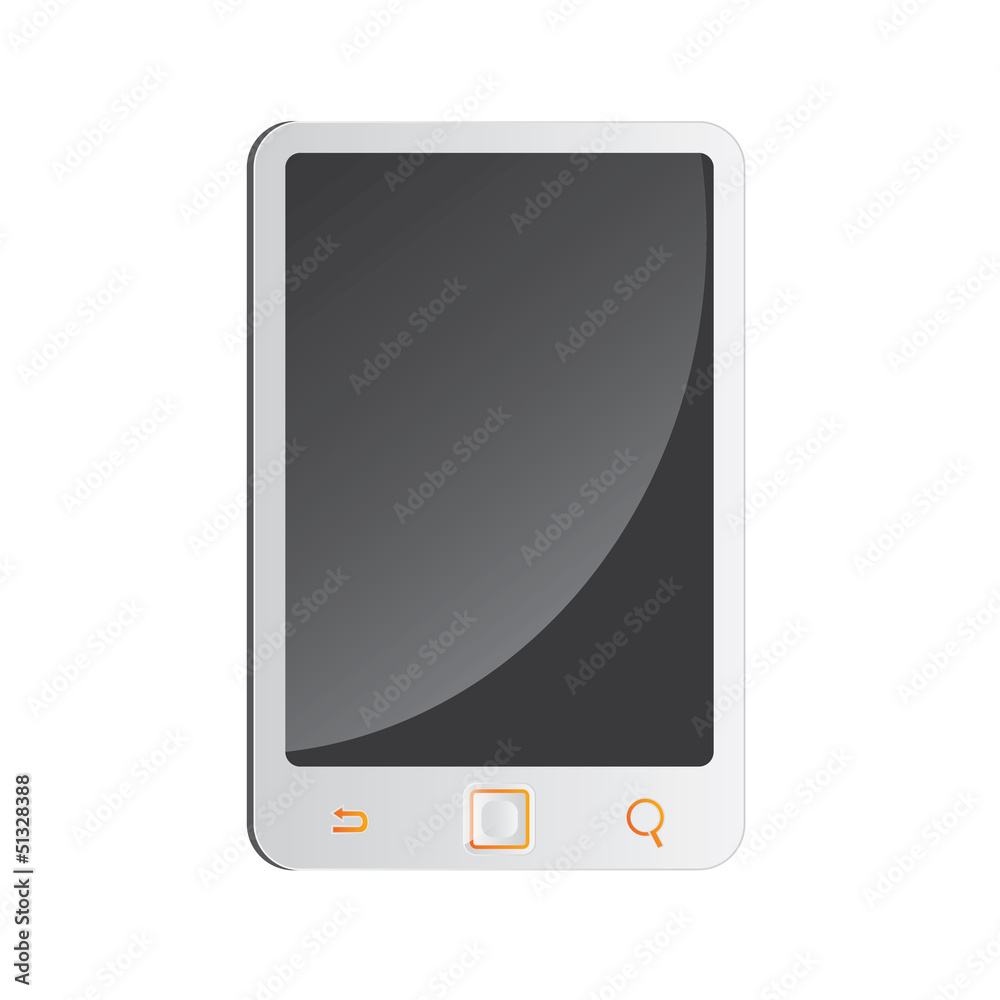 Vector modern tablet text box design Vector modern tablet text box design