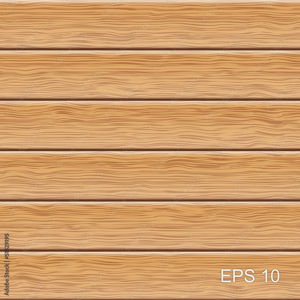 Fototapeta premium Wood Planks Pattern Vector