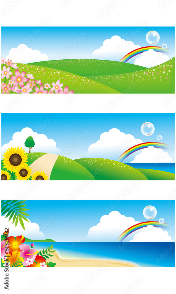 Fototapeta premium 夏の風景