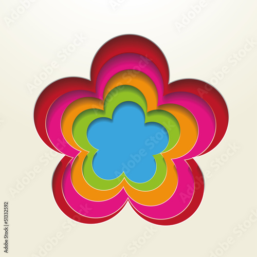 Colorful Paper Flowerholes