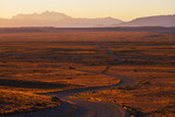 The road at sunset, Patagonia