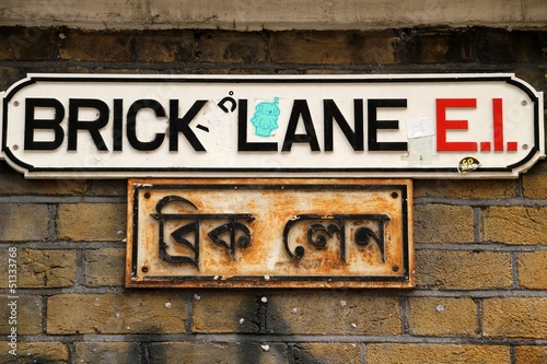 Brick Lane street signal in London, United Kingdon photo