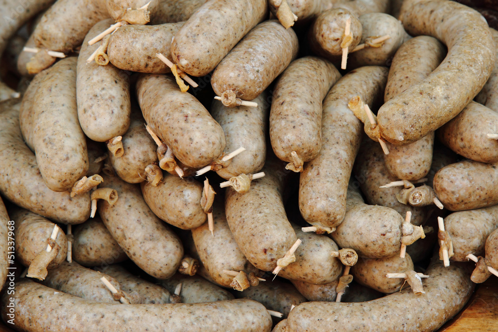 white pudding (czech traditional food) white pudding (czech traditional food)