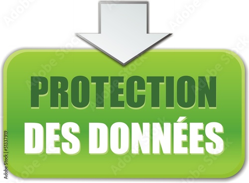bouton protection des données