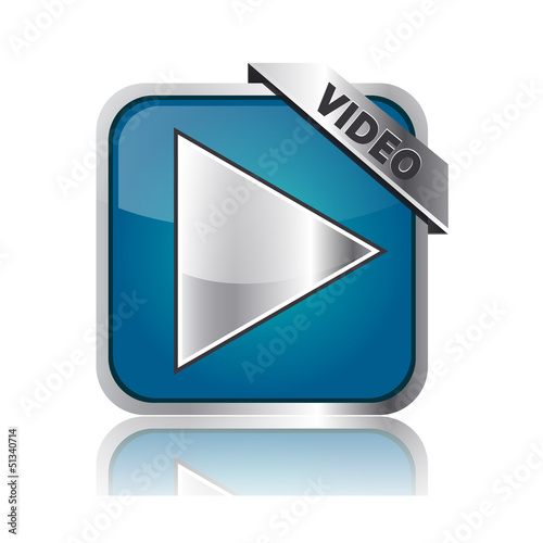 Video play button photo
