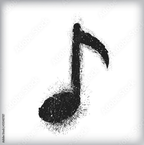 Grunge music symbol