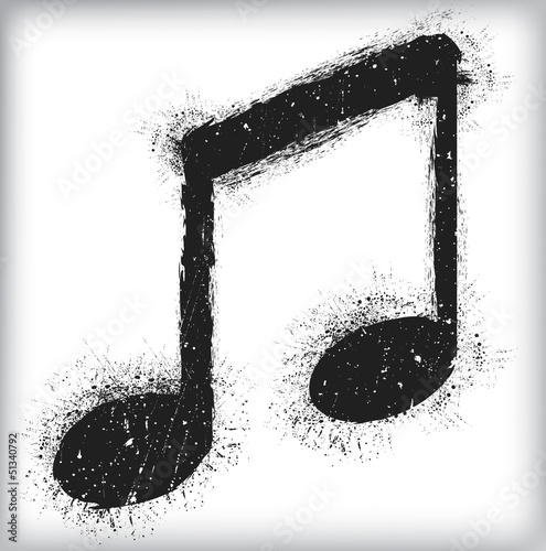 Grunge music symbol
