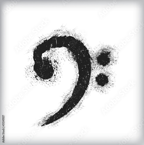 Grunge music symbol