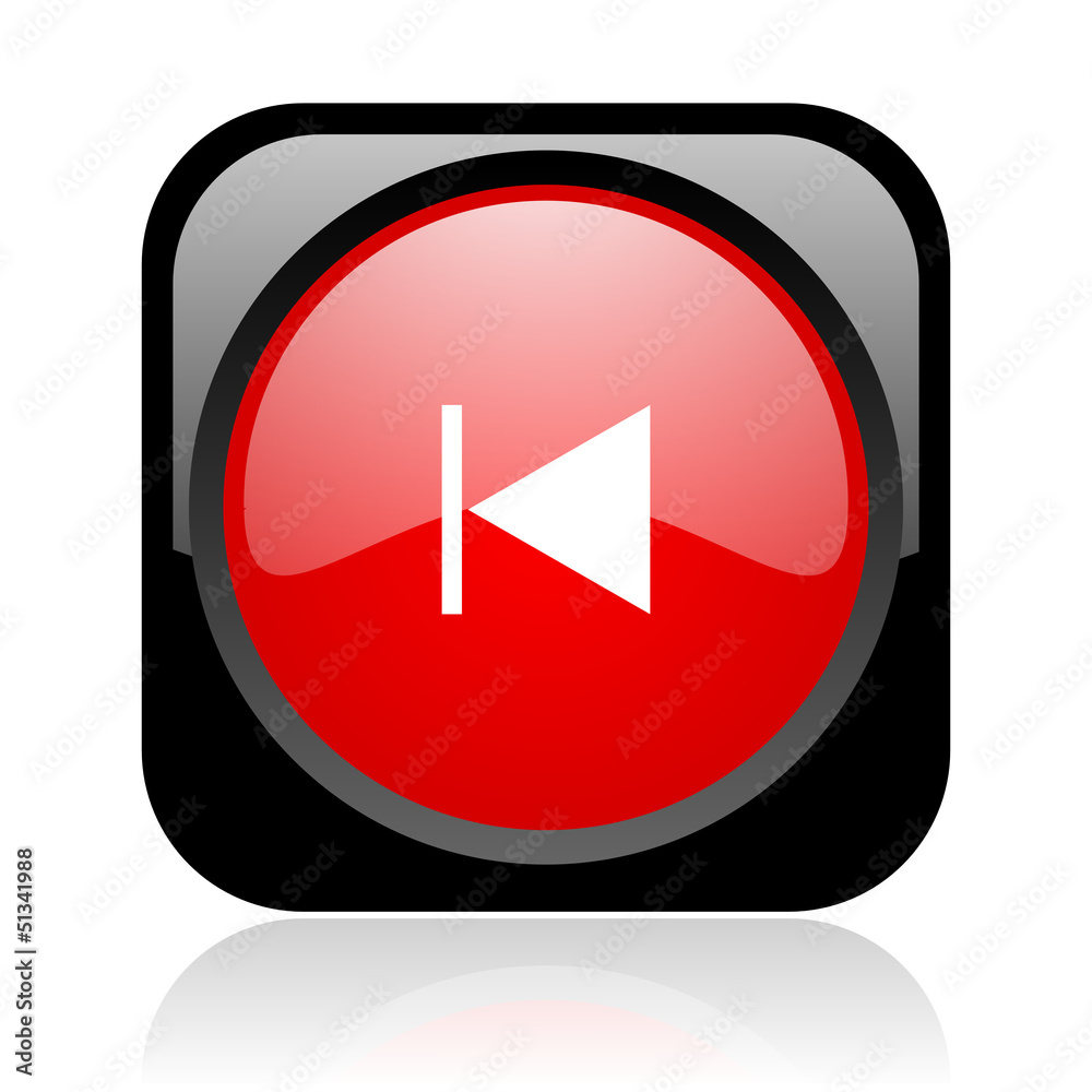 prev black and red square web glossy icon prev black and red square web glossy icon