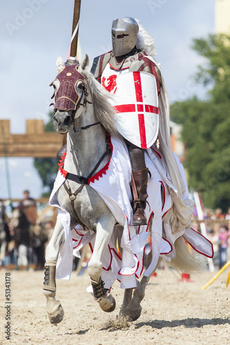 knights jousting
