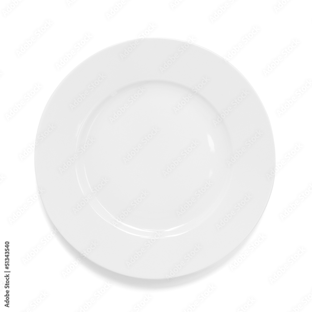 plate isolated plate isolated