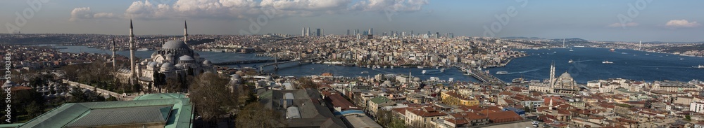 Istanbul city ​​view panorama