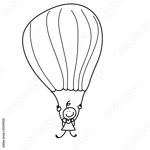 cartoon hand drawing imagination