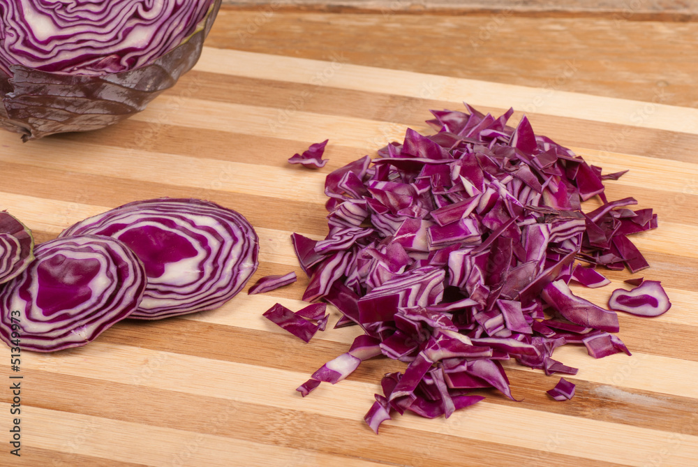 Chopped cabbage Chopped cabbage