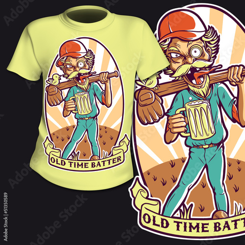 T-Shirt Print Baseball