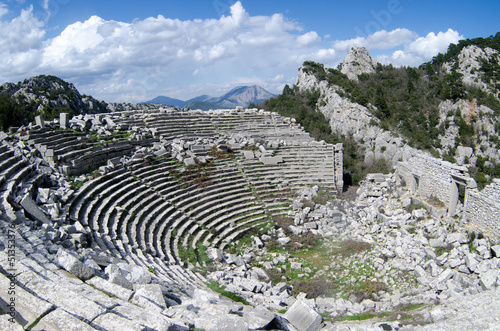 Valokuva Ancient amphitheatre in Termessos city. (nowadays Turkey)