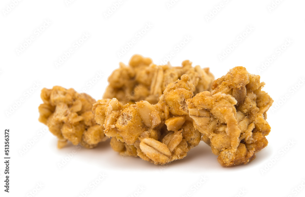 dessert of cereal c орехами isolated dessert of cereal c орехами isolated
