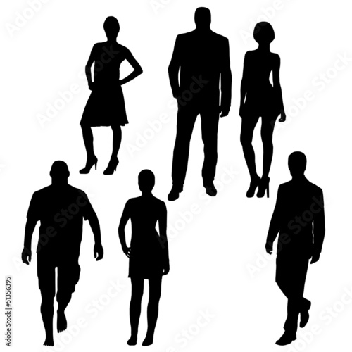group of people relaxed and attractive