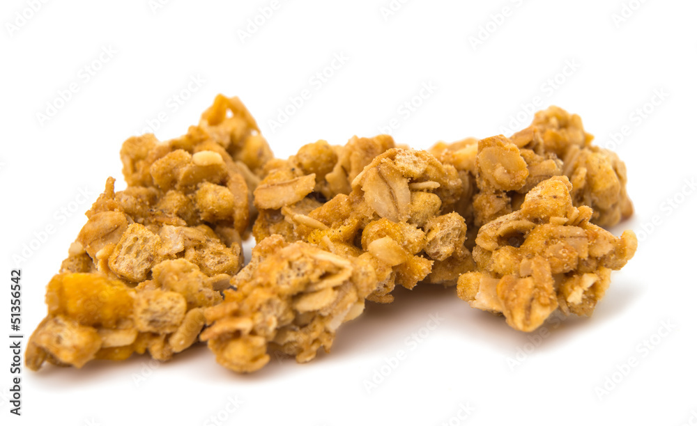 dessert of cereal c орехами isolated dessert of cereal c орехами isolated