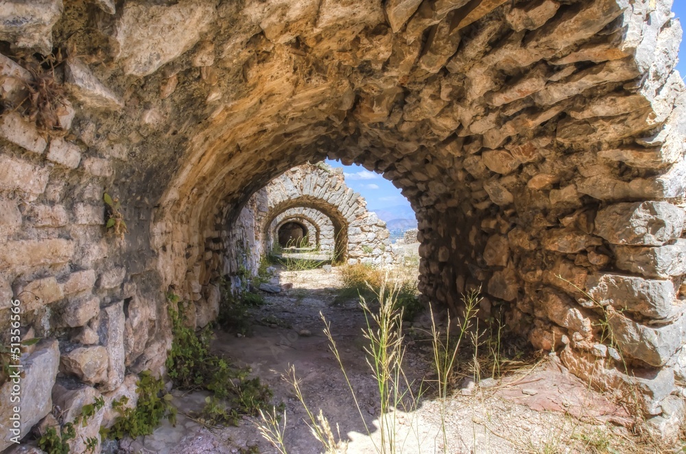 Palamidi castle in Nafplio, Greece