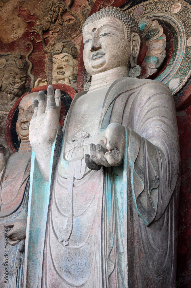 Ancient buddha statue