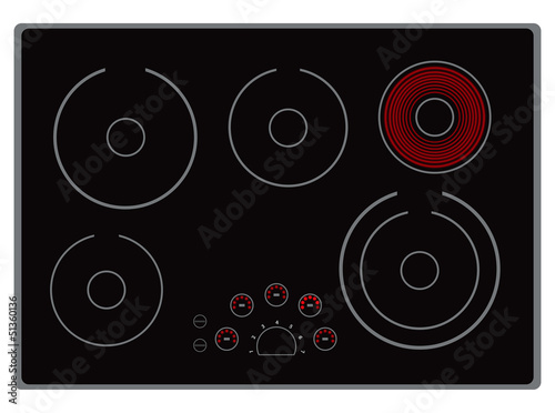 Modern electric stove