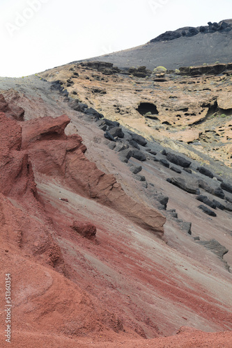 Volcanic landscape at Lanzarote, Canary Islands