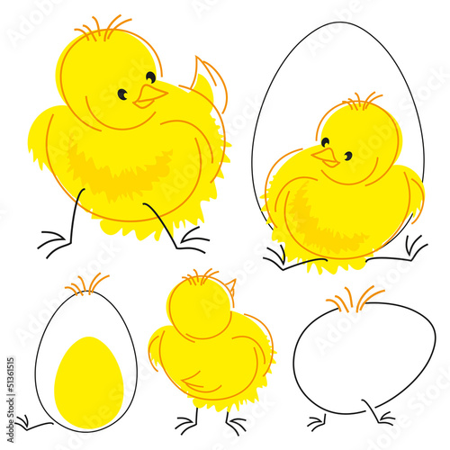 Easter chickens.eps