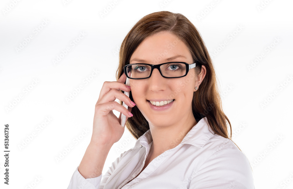 friendly and young attract business woman friendly and young attract business woman