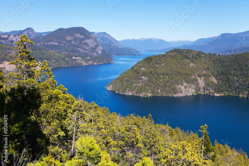 Fototapeta Naklejka Na Ścianę i Meble -  Lake Locar, Patagonia, Argentina