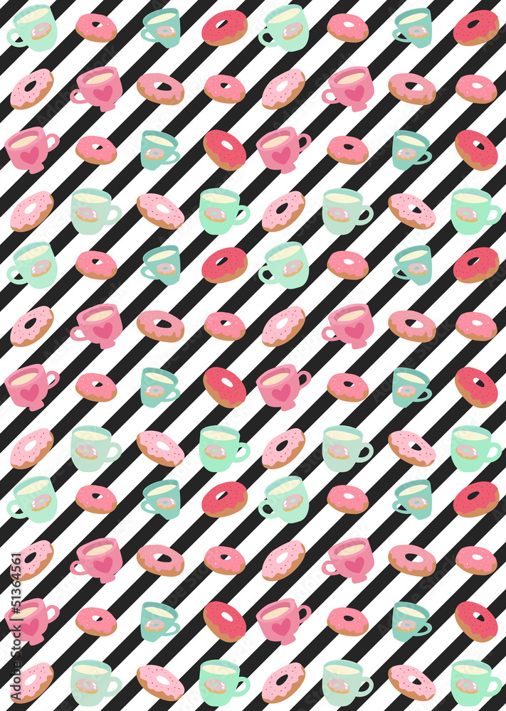 Obraz premium Sweets Pattern