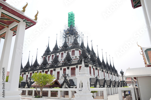 Iron temple Loha Prasat in Wat Ratchanatdaram Worawihan, Bangkok