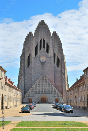 Copenhagen, Denmark. Grundtvig's Church photo