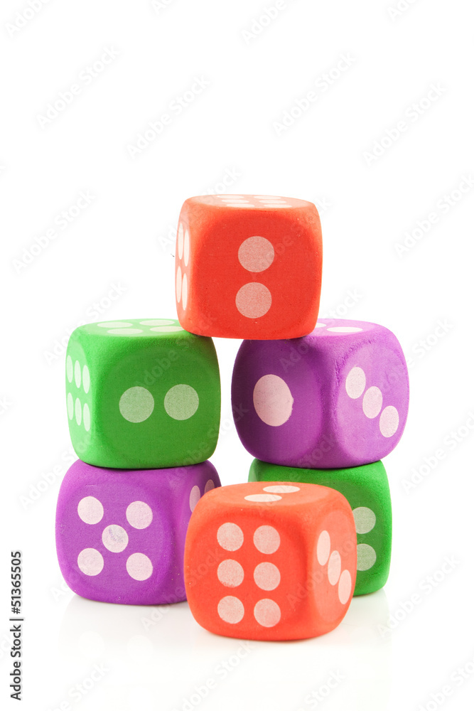 Dice. Dice.