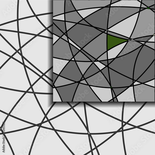 Abstrakte geometrische Gestaltung