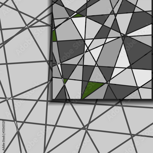 Abstrakte geometrische Gestaltung