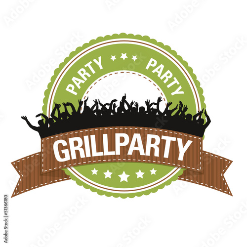 Button: Grillparty