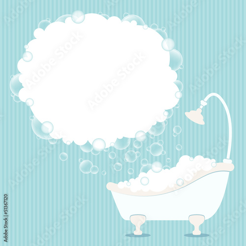 Bathtub, Shower & Soap Bubbles