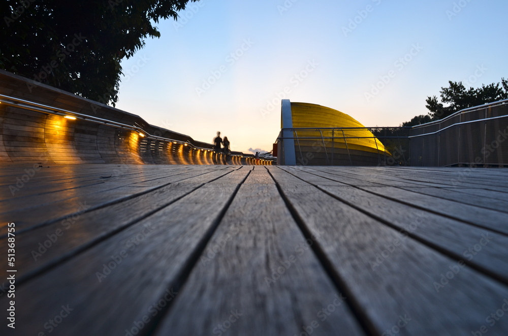 Obraz premium Wave Bridge, Mount Faber Park, Singapore