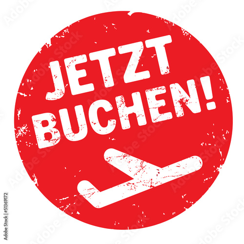 Jetzt Buchen Button rund rot