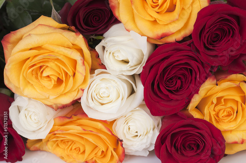 Bouquet  roses