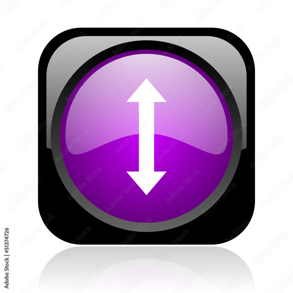 arrows black and violet square web glossy icon arrows black and violet square web glossy icon