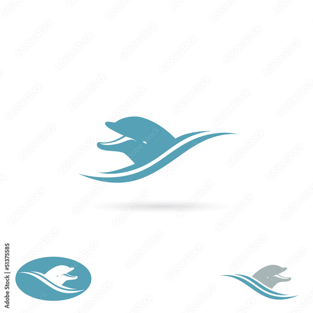 Obraz premium Dolphin sign