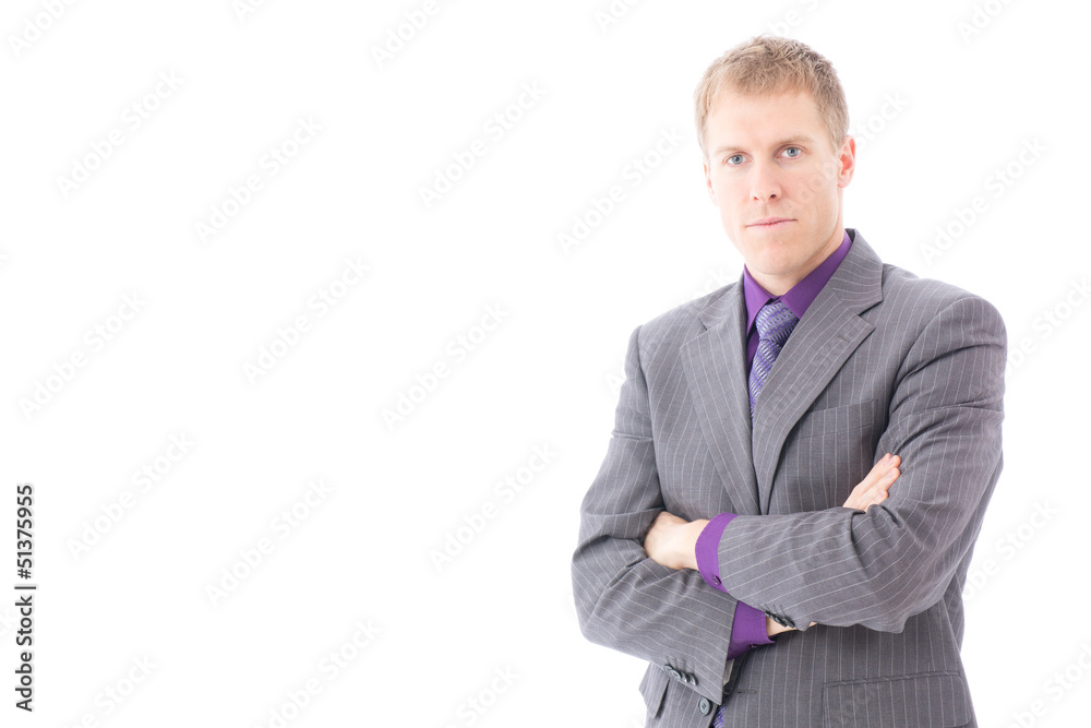 global businessman image on white background global businessman image on white background