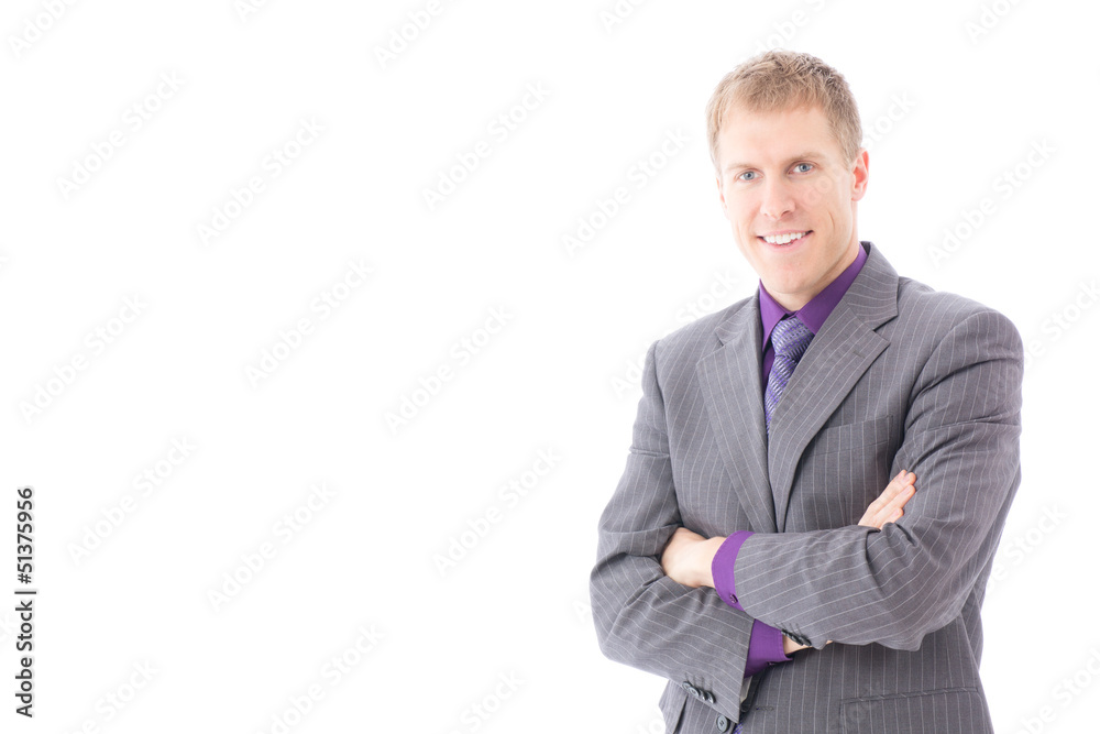 global businessman image on white background global businessman image on white background